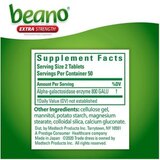 Beano Gas Prevention and Digestive Enzyme Tablets, thumbnail image 3 of 3