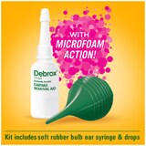Debrox Earwax Removal Kit, 0.5 fl oz Ear Drops & Bulb Ear Syringe, thumbnail image 3 of 6