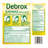 Debrox Earwax Removal Kit, 0.5 fl oz Ear Drops & Bulb Ear Syringe, thumbnail image 5 of 6