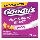 Goody's Extra Strength Headache Powders, Mixed Fruit Blast Flavor, 24 CT, thumbnail image 1 of 4