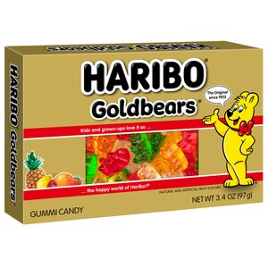Haribo Gold Bears Theater Box Gummy Bears, 3.4 OZ