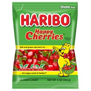  Haribo Happy Cherries Gummi Candy, 5 OZ 