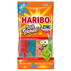 Haribo Z NG Sour Streamers, 7.2 oz | CVS