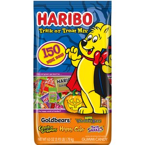 HARIBO Gummi Trick or Treat Mix, 150 CT