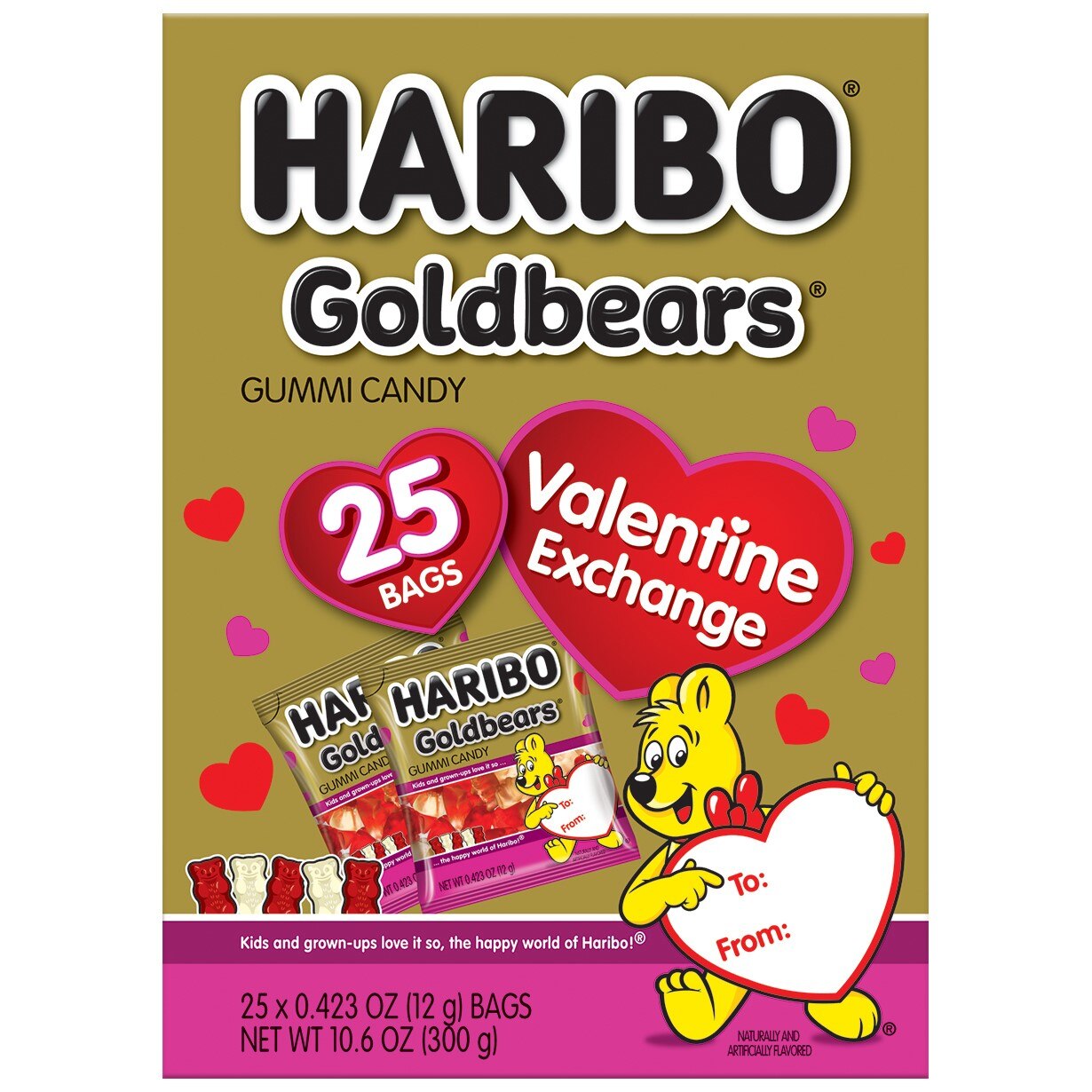 Haribo Bears Valentine's Exchange Box, 25 Ct, 10.6 Oz - 10.1 Oz , CVS