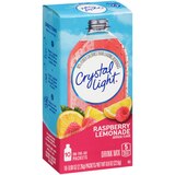 Crystal Light On-The-Go Drink Mix Packets, Raspberry Lemonade, 10 ct, thumbnail image 2 of 4