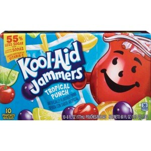 Kool-Aid Jammers Tropical Punch Drink 10-Pack