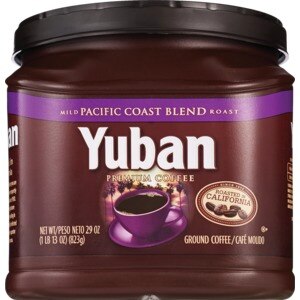 Yuban Premium Mild Roast Pacific Coast Blend Ground Coffee, 29 oz
