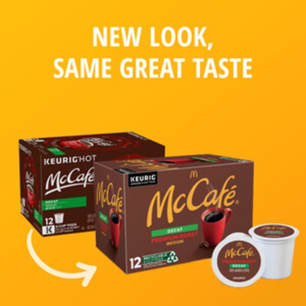 McCafe Premium Roast Decaf Ground Coffee (12oz Bags, Pack of 6)