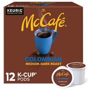 McCafe Colombian 100% Arabica Medium-Dark Roast Coffee K-Cup Pods, 12 Ct , CVS
