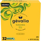 Gevalia Colombian Single Origin K-Cup Coffee Pods, 32 ct, 11.04 oz, thumbnail image 1 of 3