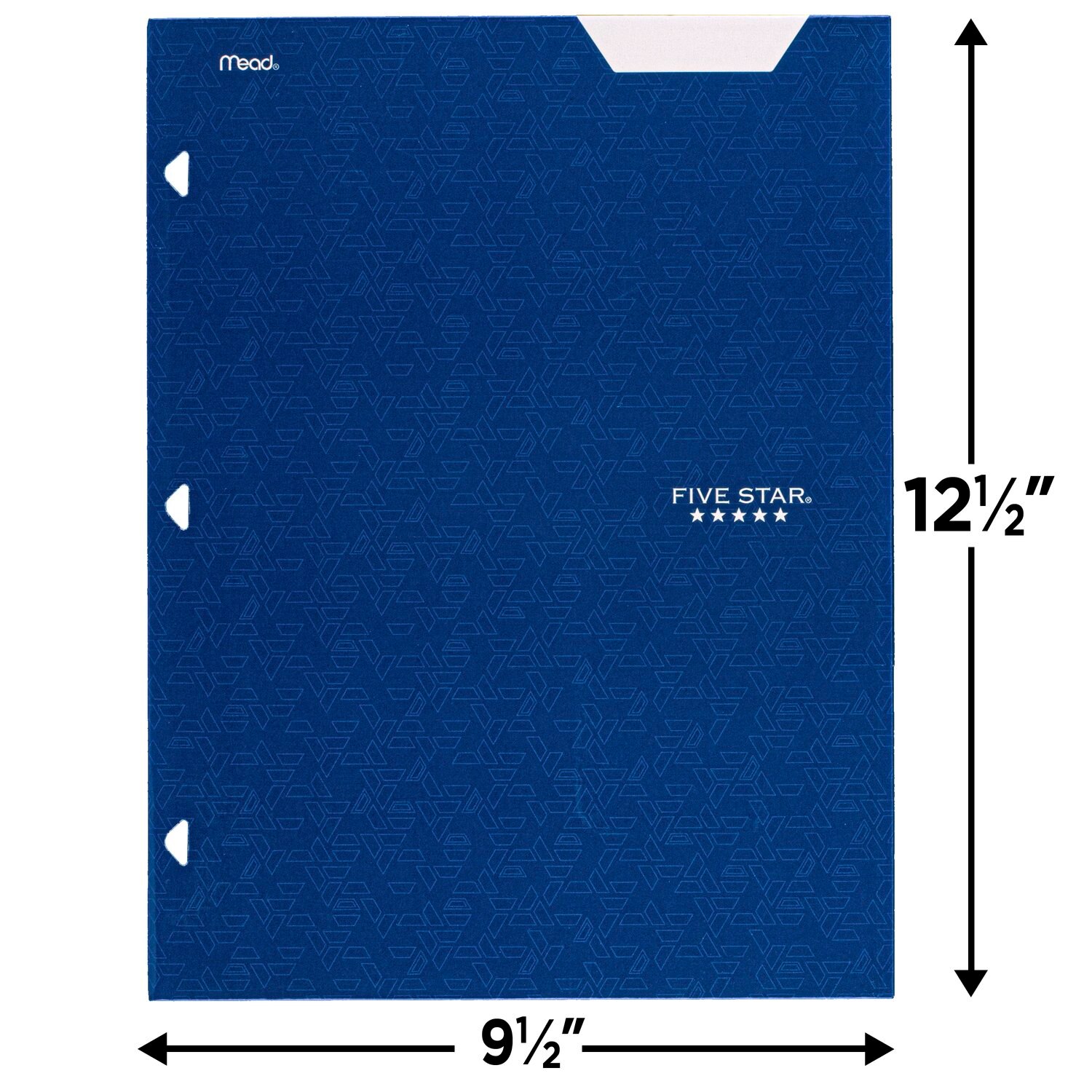 Mead Five Star Portfolio Two Pocket Folder, Assorted Colors , CVS