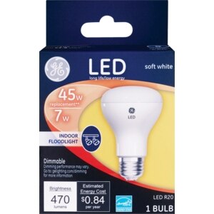 General Electric Reveal R20 7w LED Bulb, Soft White , CVS