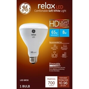 General Electric Relax HD 65W LED Light Bulb, LED BR30, 1 Ct , CVS