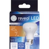 GE Reveal R20 Flood 7w LED Bulb, thumbnail image 1 of 1