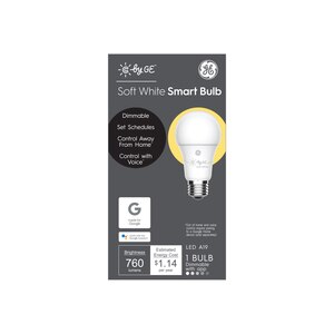 C by GE Soft White Smart Bulb 60W Replacement A19, 1 ct