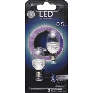 General Electric Energy Smart LED Technology Night Light, Clear - 2 Ct , CVS