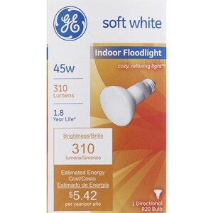 General Electric Soft White 45w R20 Indoor Floodlight , CVS