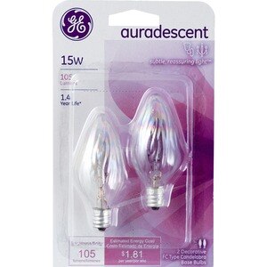 General Electric Auradescent 15W 2 Pack Base Bulbs - 2 Ct , CVS