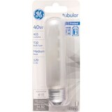 GE Tubular 40W Specialty Bulb, Frosted, thumbnail image 1 of 2