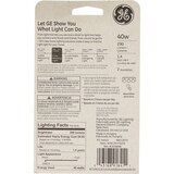 GE 40W Decorative Bulbs, 2 Pack Soft White, thumbnail image 2 of 3
