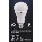 GE LED Long Life Low Energy Bulb Soft White, 3 Way, thumbnail image 3 of 5
