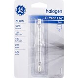 GE Halogen 300W Specialty Bulb, Clear, thumbnail image 1 of 2