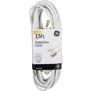 General Electric 15ft Indoor Extension Cord, White , CVS