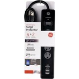 GE Lighting - PL 3 Outlet Surge Protector With USB Charging 3 Standard Outlets + 2 Charging USB Ports, thumbnail image 1 of 2