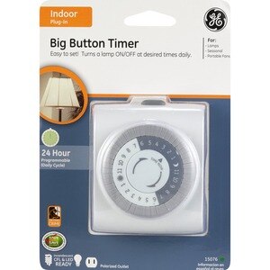 General Electric Big Button 24-Hour Indoor Lamp Timer , CVS