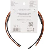Scunci by Conair Unbreakable All Day Hold Headband, Black/Brown, 2 CT, thumbnail image 2 of 2
