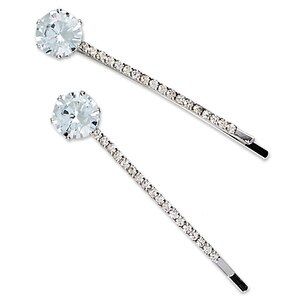 Scunci Cubic Zirconia Bobby Pins, 2 Ct , CVS