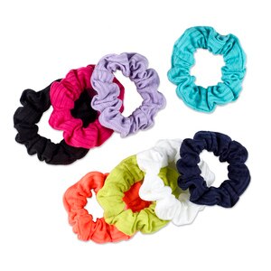 Scunci Small Ribbed Bright Scrunchies, 8 Ct , CVS