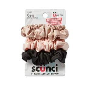 Scunci Mixed Satin Twisters, 6CT