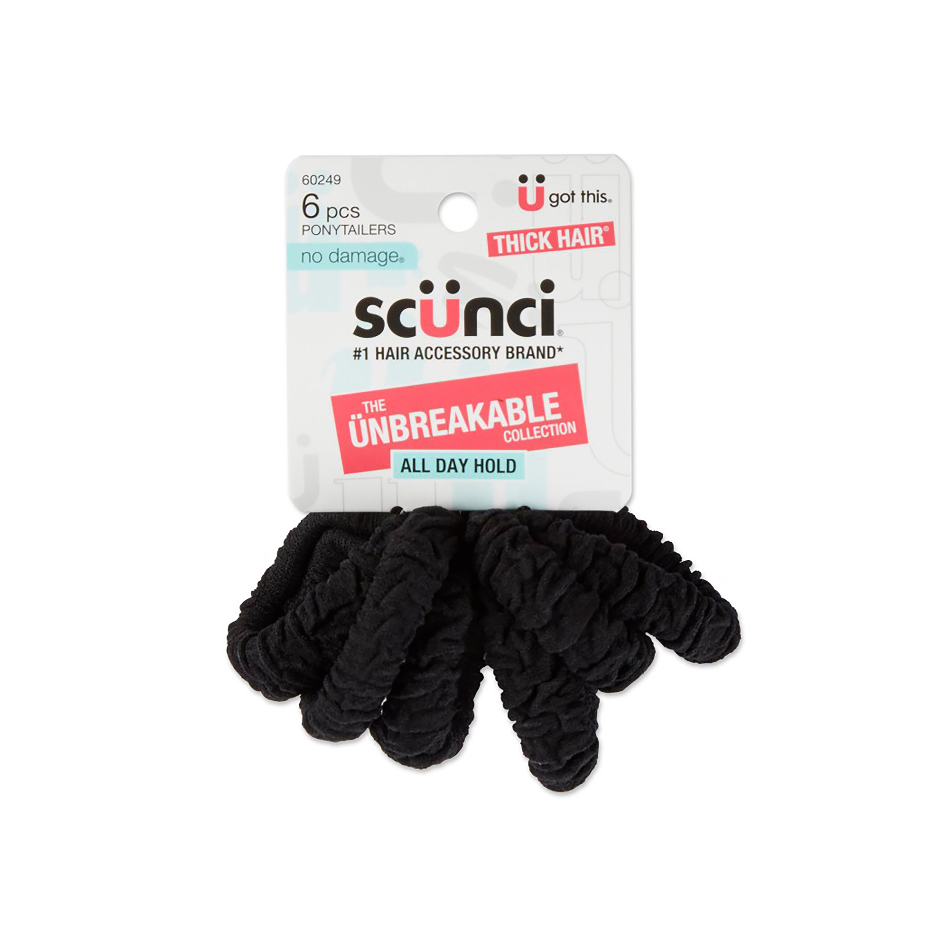 Scunci Hybrid Ponytailers 6pk - 6 Ct , CVS