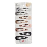 Scunci Quilted Metal Snaps - Savvy Value 8pk, thumbnail image 1 of 5