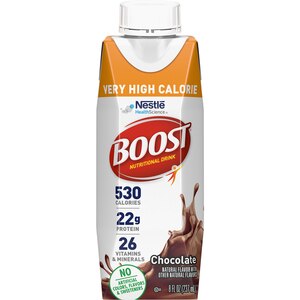 BOOST Very High Calorie Nutritional Drink 8 FL Oz, Chocolate - 8 Oz , CVS