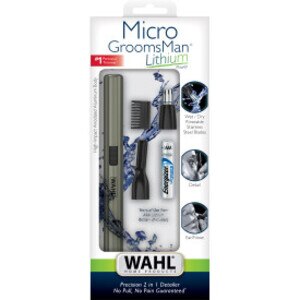 Wahl Micro Groomsman - Pluma recortadora con batería de litio