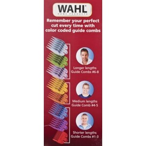 wahl color coded combo clipper kit 20 piece