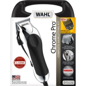 Wahl Chrome Pro Complete Haircutting Kit with 24 Pieces