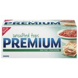 Nabisco Premium Unsalted Tops Saltine Crackers, 16 oz, thumbnail image 1 of 4