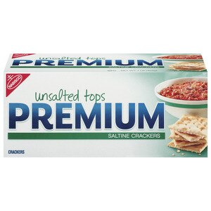 Nabisco Premium Unsalted Tops Saltine Crackers, 16 Oz , CVS