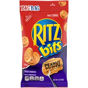 RITZ Bits Peanut Butter Sandwich Crackers, 3 Oz , CVS