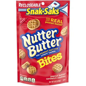 Nutter Butter Bites Snak Sak, 8 OZ 