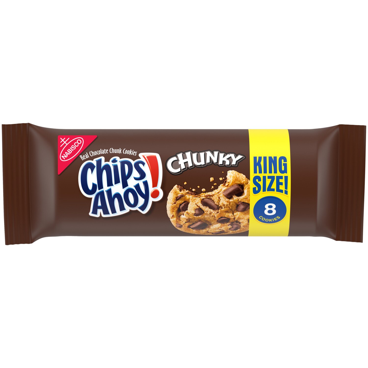 CHIPS AHOY! Chunk Chocolate Chip Cookies, King Size, 4.15 Oz - 4.14 Oz , CVS
