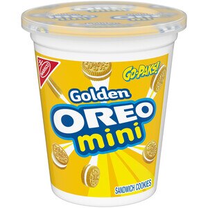 Nabisco Mini Golden Oreo - Bocados dulces en paquete para llevar