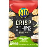 Ritz Crisp & Thins Cream Cheese & Onion, 7.1 oz, thumbnail image 1 of 3