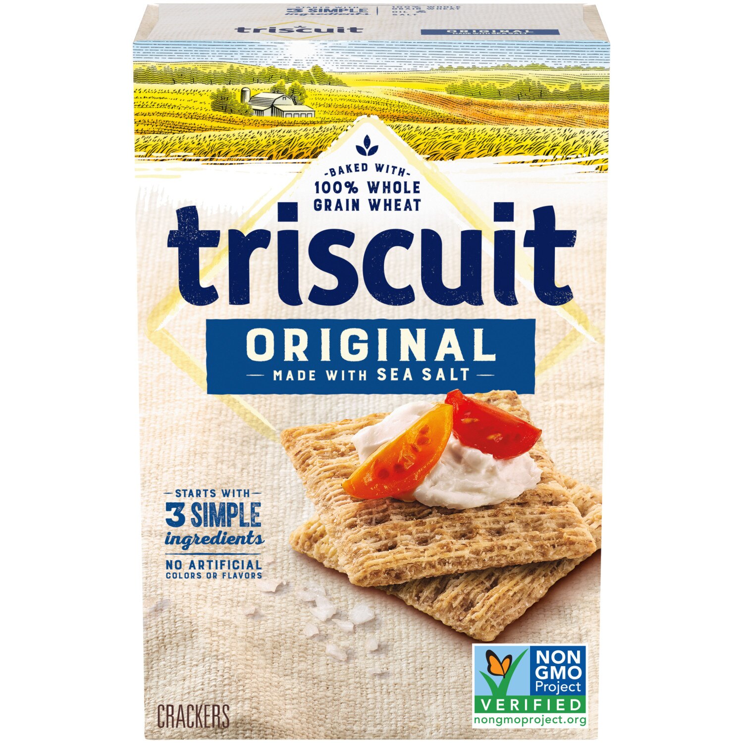 Nabisco Triscuit Crackers, Baked Whole Grain Wheat, Original