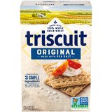 Nabisco Triscuit Crackers, Baked Whole Grain Wheat, Original, 8.5 oz, thumbnail image 1 of 9