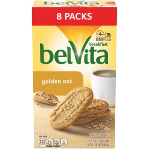 belVita Golden Oat Breakfast Biscuits, 8 CT